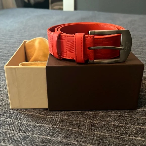 Louis Vuitton | Accessories | Mens Orange Louis Vuitton Belt  display picture 2